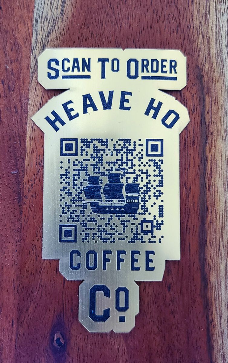 Heave Ho metallic laser cut paper sticker